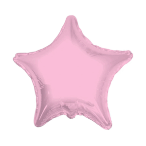Globo estrella rosa palo 22"