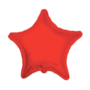Globo estrella rojo 22"