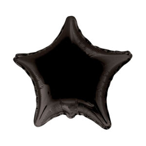 Globo estrella negro 22"