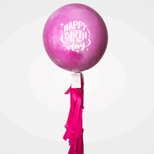 Globo burbuja 24" rosa