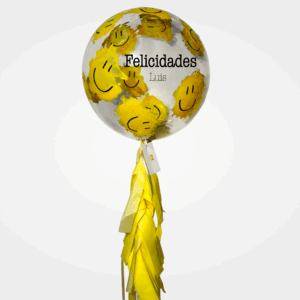 Globo burbuja 24" amarillo