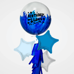Bouquet personalizado azul